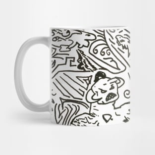 Slick - College Ruled cover back no background color Mug